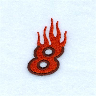 Flame 8 Machine Embroidery Design
