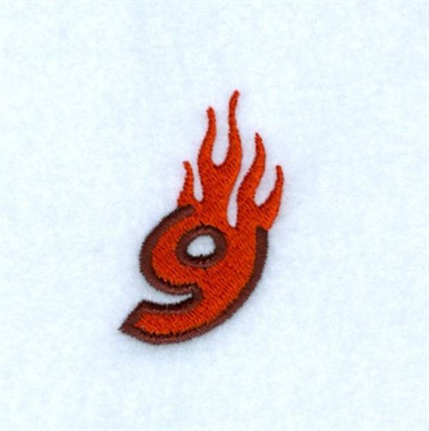 Picture of Flame 9 Machine Embroidery Design