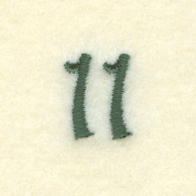 Picture of Sewing Clock Number 11 Machine Embroidery Design