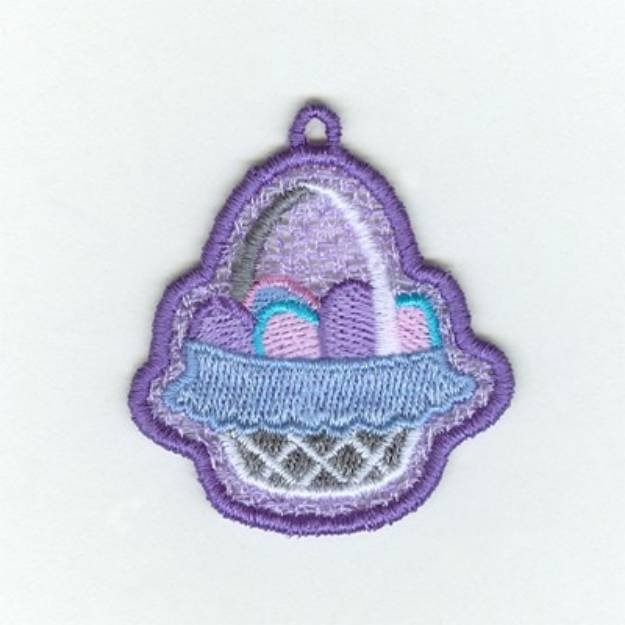 Picture of Easter Basket  Charm Machine Embroidery Design