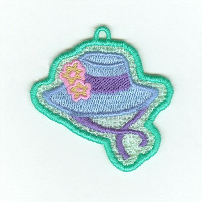 Bonnet  Lace Charm Machine Embroidery Design