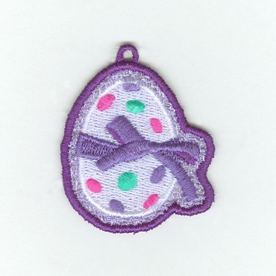 Easter Egg  Charm Machine Embroidery Design