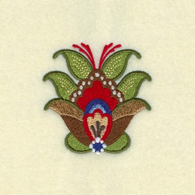 Alberta Rosemaling Machine Embroidery Design