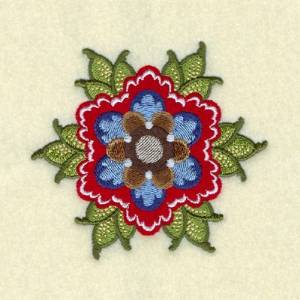 Picture of Caspian Rosemaling Machine Embroidery Design