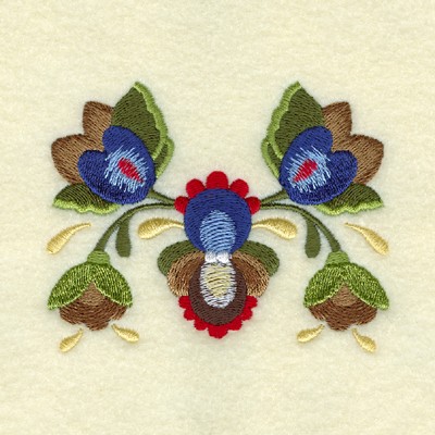 Franklin Rosemaling Machine Embroidery Design