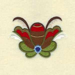 Picture of Heather Rosemaling Machine Embroidery Design