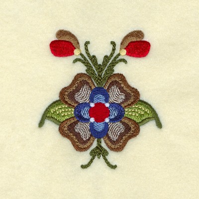 Lucille Rosemaling Machine Embroidery Design
