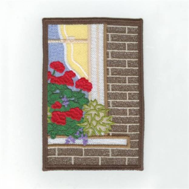Picture of Home Window Panel Machine Embroidery Design