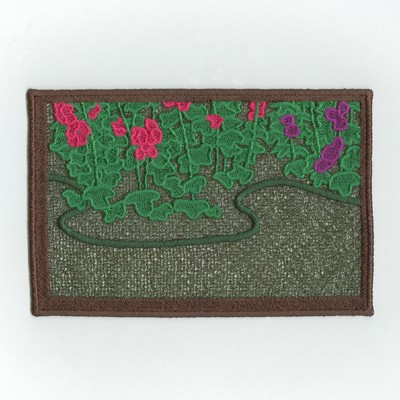 Garden Country Panel Machine Embroidery Design