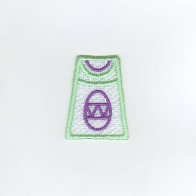 Picture of Easter Basket 3 Side Machine Embroidery Design