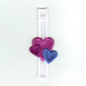 Picture of Easter Egg Hearts Machine Embroidery Design