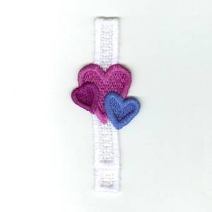 Picture of Easter Egg Hearts Machine Embroidery Design