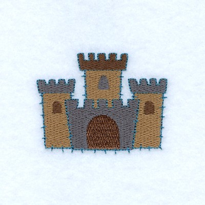 Humpty Dumpty Castle Machine Embroidery Design