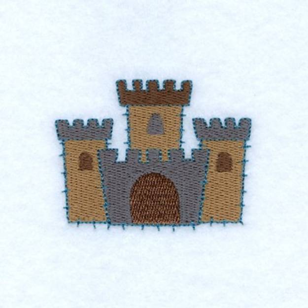 Picture of Humpty Dumpty Castle Machine Embroidery Design