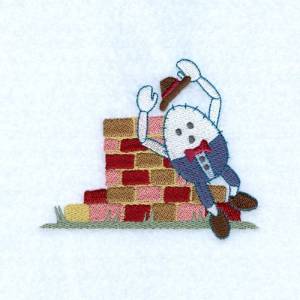 Picture of Falling Humpty Dumpty Machine Embroidery Design