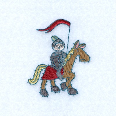 Knight and Horse Machine Embroidery Design
