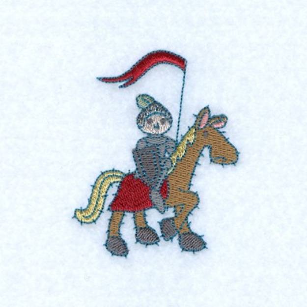 Picture of Knight and Horse Machine Embroidery Design