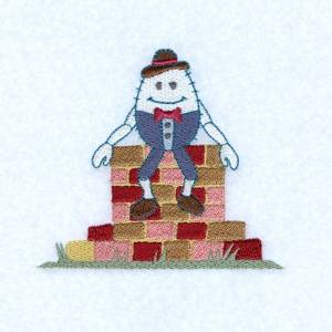 Picture of Sitting Humpty Dumpty Machine Embroidery Design