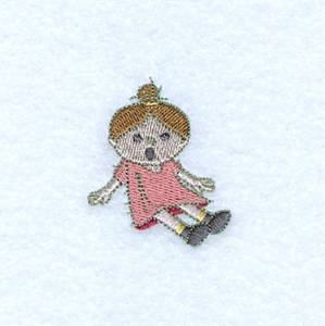 Picture of Falling Jill Machine Embroidery Design