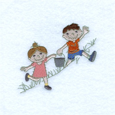 Jack and Jill Machine Embroidery Design