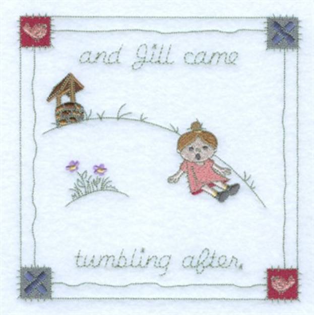 Picture of Jill Came Tumbling Machine Embroidery Design
