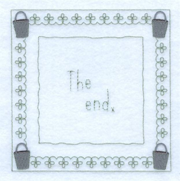 Picture of The End Machine Embroidery Design