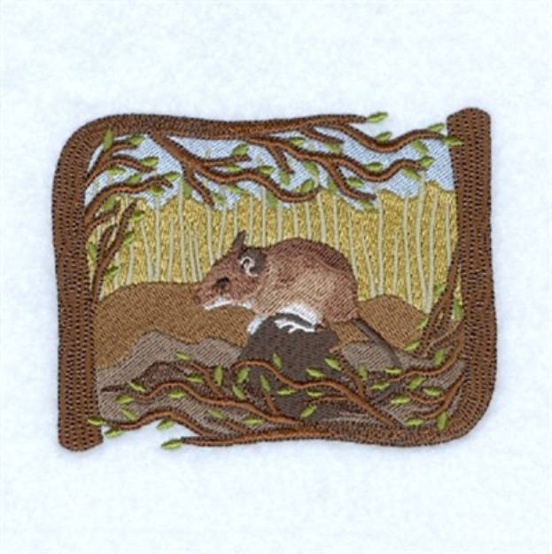 Picture of Woodland Mouse Machine Embroidery Design