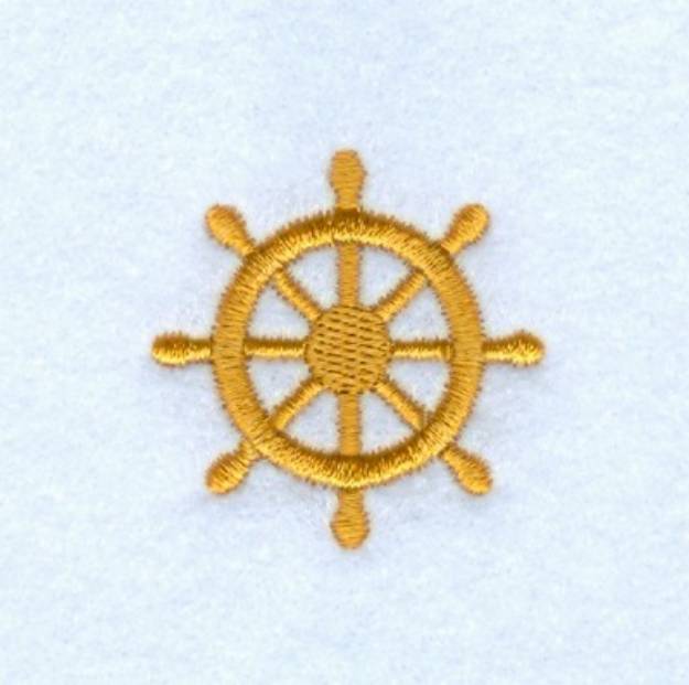 Picture of Captains Wheel Machine Embroidery Design