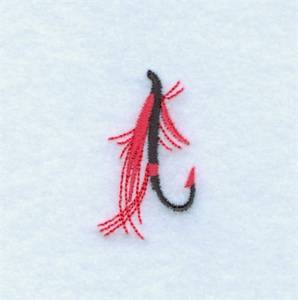Picture of Fly Fishing Lure Machine Embroidery Design