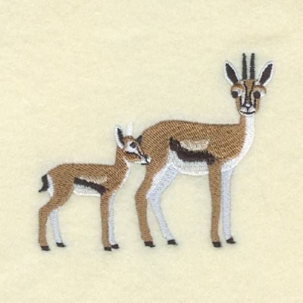 Picture of Gazelle  Baby Machine Embroidery Design