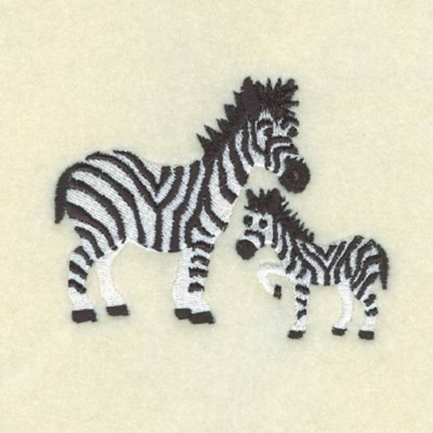 Picture of Zebra  Baby Machine Embroidery Design