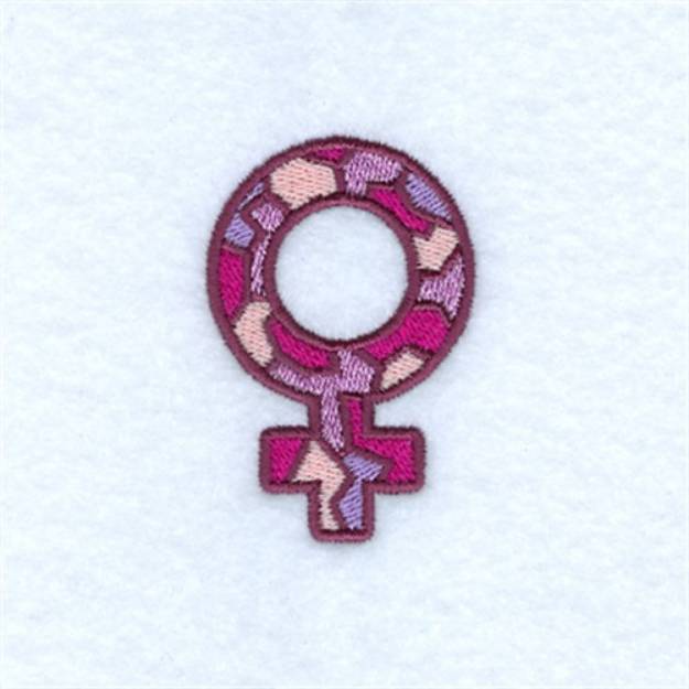 Picture of Female Sign Machine Embroidery Design