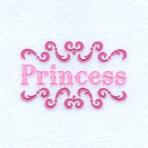 Picture of Princess Flourish Machine Embroidery Design