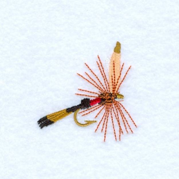 Picture of Dry Fly Lure Machine Embroidery Design