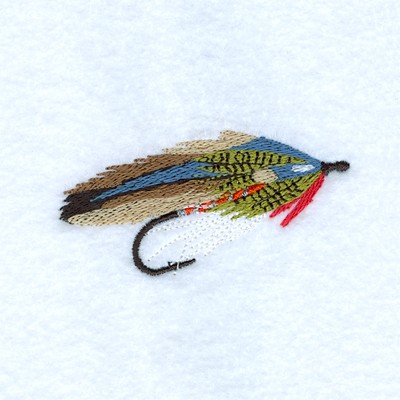Streamer Fly Lure Machine Embroidery Design