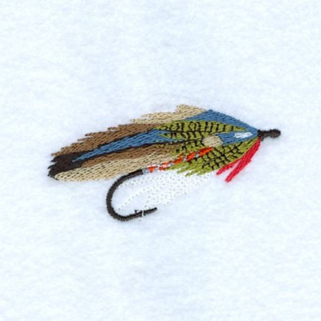 Picture of Streamer Fly Lure Machine Embroidery Design
