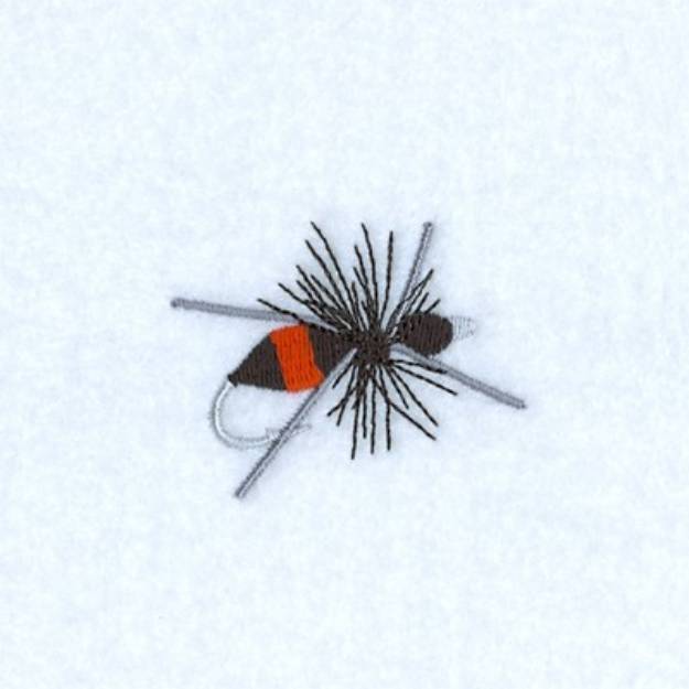 Picture of Terrestrial Fly Lure Machine Embroidery Design