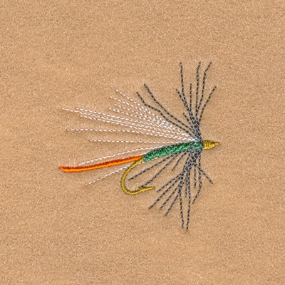 Wet Fly Lure Machine Embroidery Design