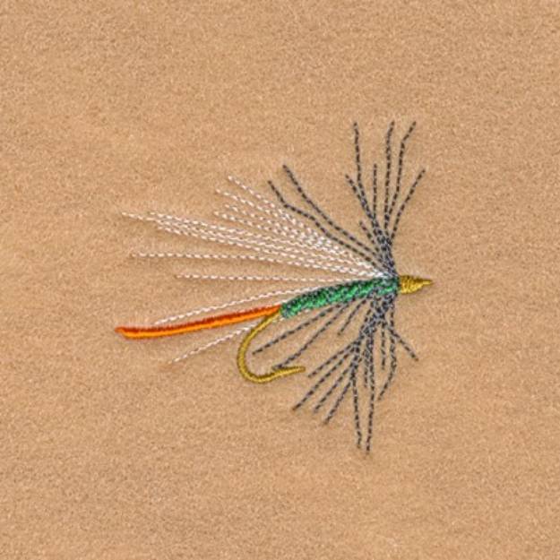 Picture of Wet Fly Lure Machine Embroidery Design