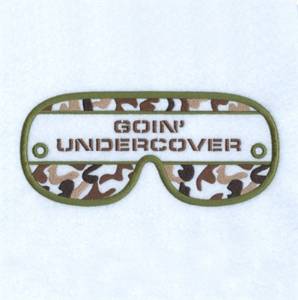 Picture of Goin Undercover Mask Machine Embroidery Design