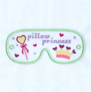 Picture of Pillow Princess Mask Machine Embroidery Design
