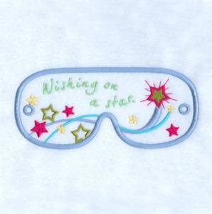 Picture of Wishing On A Star Mask Machine Embroidery Design