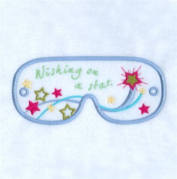 Picture of Wishing On A Star Mask Machine Embroidery Design