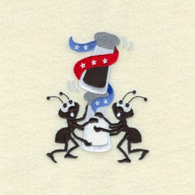 Picture of Ants With Salt And Pepper Machine Embroidery Design