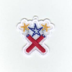 Picture of Firecracker Lace Charm Machine Embroidery Design