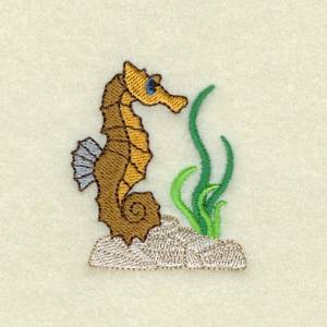 Picture of Seahorse Accent Machine Embroidery Design