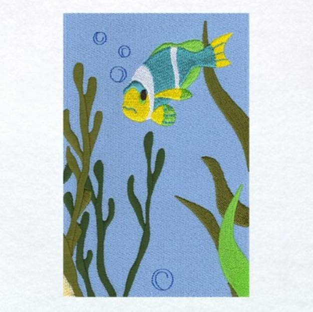 Picture of Underwater Panel 6 Machine Embroidery Design