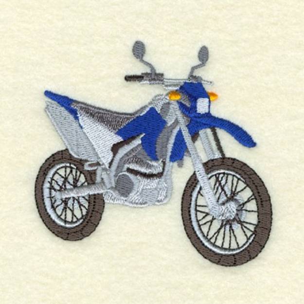 Picture of Dirt Bike Machine Embroidery Design