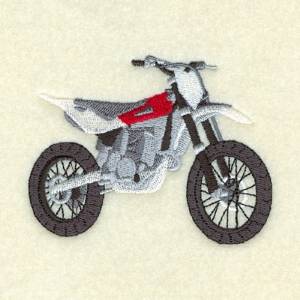 Picture of Dirt Bike Machine Embroidery Design