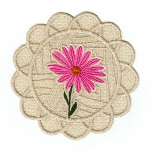 Picture of Daisy Doily Machine Embroidery Design